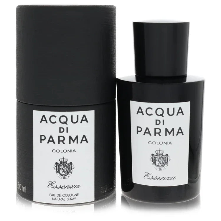 Acqua di Parma cologne bottle and packaging on a white background