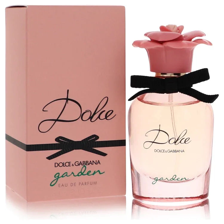Dolce & Gabbana Dolce Garden Perfume bottle — Floral Gourmand women fragrance with mandarin orange, magnolia, neroli, coconut, frangipani, and almond milk