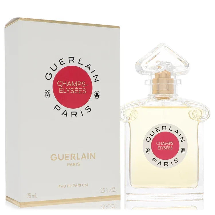 Champs Elysees by Guerlain Perfume bottle — Floral Fruity women's fragrance with mirabelle plum, mimosa, rose, and almond wood notes