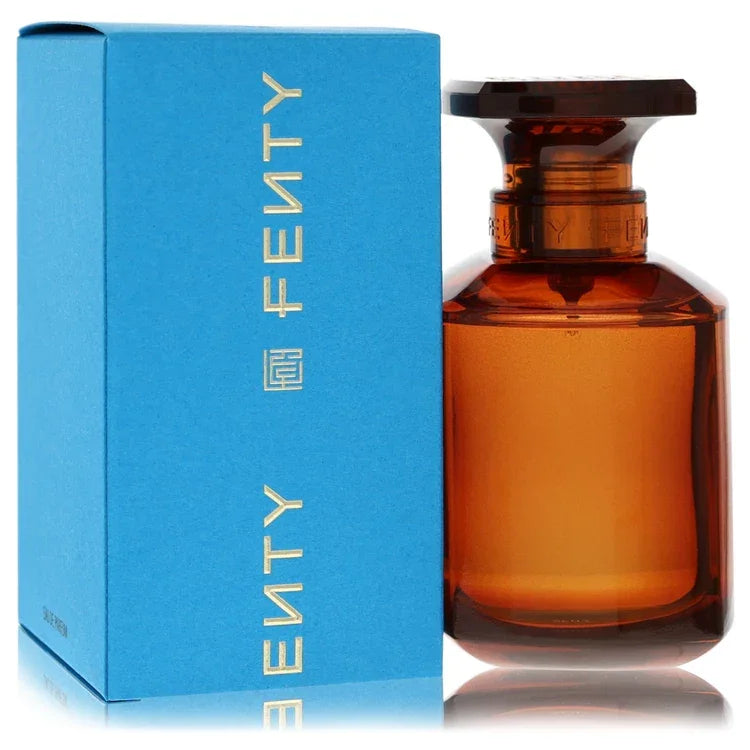 Fenty Eau de Parfum bottle — warm floral fragrance with tangerine, blueberry, magnolia, Bulgarian rose, patchouli, and musk