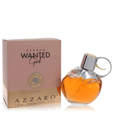 Azzaro Wanted Girl bottle — floral amber gourmand perfume with ginger flower, dulce de leche, and tonka bean notes.
