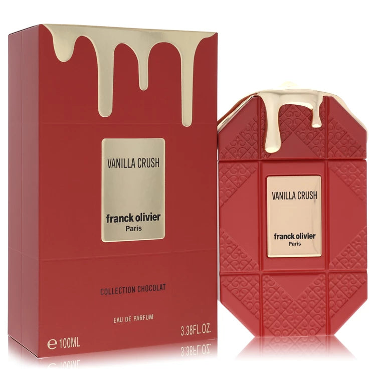 Franck Olivier Vanilla Crush Eau de Parfum bottle - women's oriental gourmand perfume with bergamot, fruity accords, jasmine, vanilla, and sandalwood