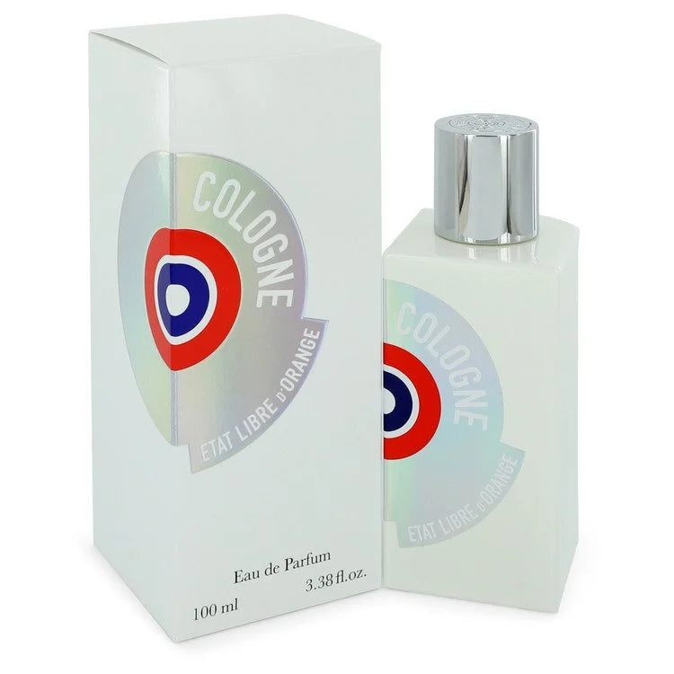 Etat Libre d'Orange Cologne bottle — clean citrus aromatic fragrance with bergamot, orange, neroli, orange blossom, and musk base