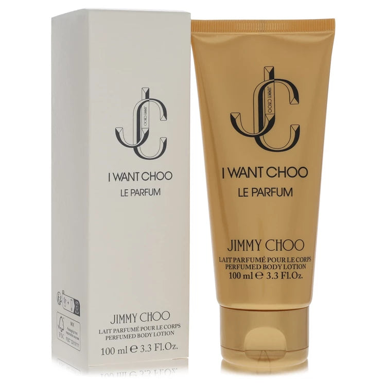 Jimmy Choo I Want Choo Le Parfum ruby bottle oriental floral fragrance
body lotion