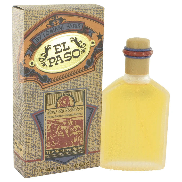 Lomani El Paso cologne bottle and box, men’s eau de toilette spray