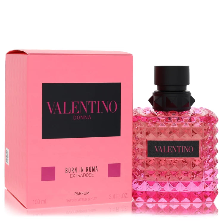 Valentino Donna Born In Roma Extradose perfume bottle — Intense floral oriental fragrance with jasmine grandiflorum, davana, rose, vanilla, and woody notes
