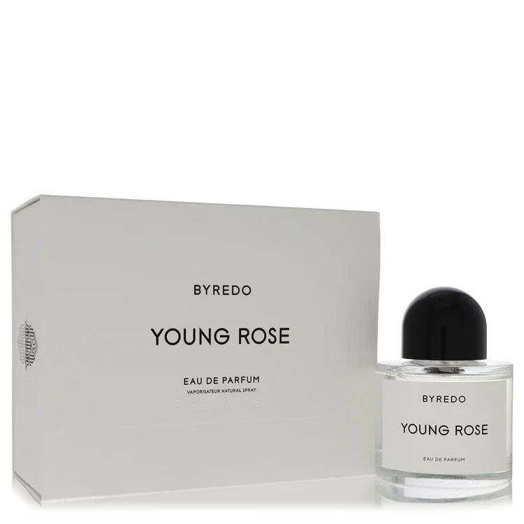 Byredo Young Rose floral spicy perfume bottle