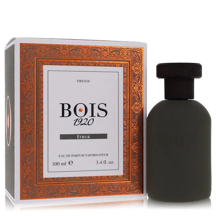 Bois 1920 Itruk perfume bottle - amber woody fragrance with pepper, cardamom, incense, oud and vanilla