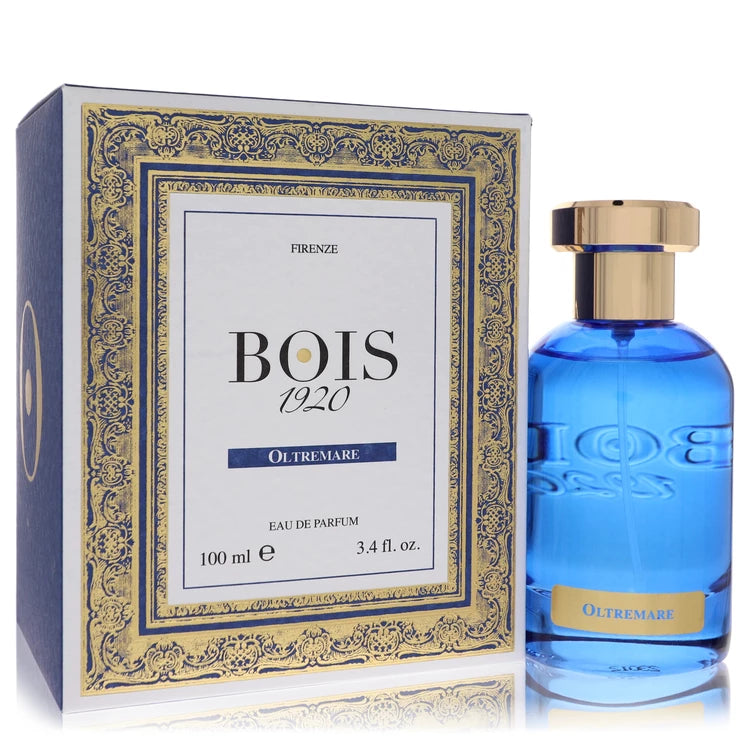 Bois 1920 Oltremare perfume bottle and packaging on a white background