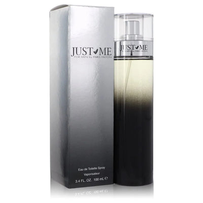 Paris Hilton Just Me for Men bottle - aquatic cologne with bergamot, sea breeze, patchouli and amber