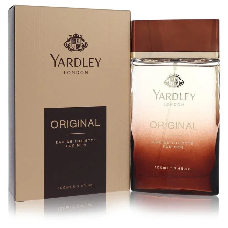 Yardley London men's perfume bottle and packaging on a white background