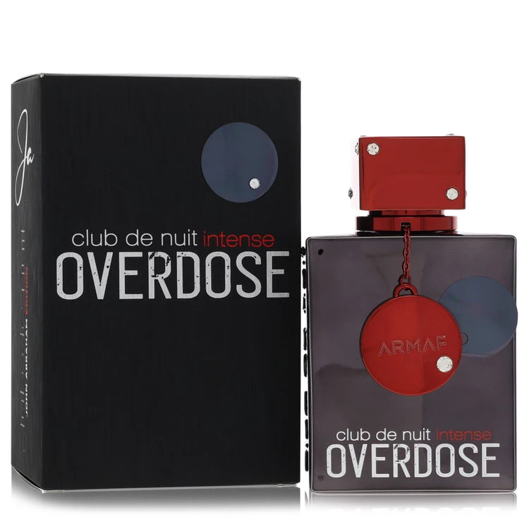 Armaf Club de Nuit Intense Overdose bottle - men's fruity woody fragrance with pineapple, plum, oakmoss and patchouli