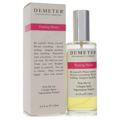 Demeter Pruning Shears perfume bottle by Demeter — Green earthy botanical fragrance with fresh cut stems, green leaves, plant sap, botanical greenery, soil, earth, and moss notes