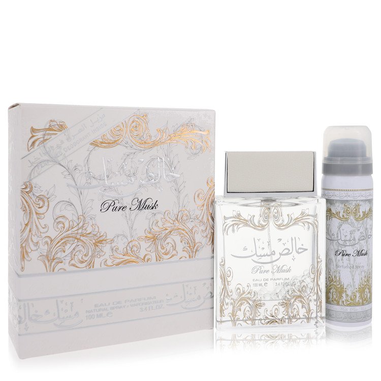 3.4 oz Eau De Parfum Spray Plus 1.7 DeodorantLattafa Pure Khalis Musk Perfume By LattafaBy Lattafa for WomenGuilty Fragrance