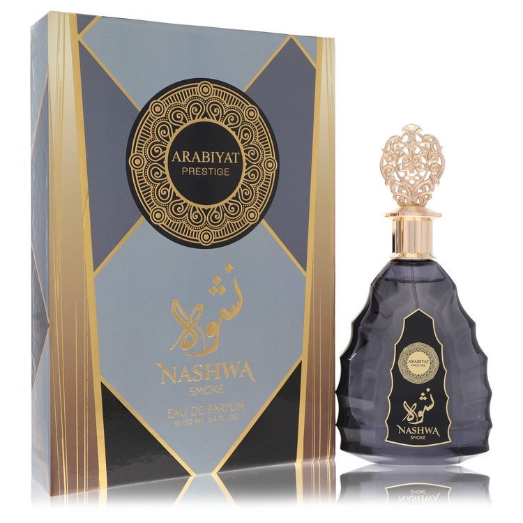 3.4 oz Eau De Parfum SprayArabiyat Prestige Nashwa Smoke CologneBy Arabiyat Prestige for Men and WomenGuilty Fragrance