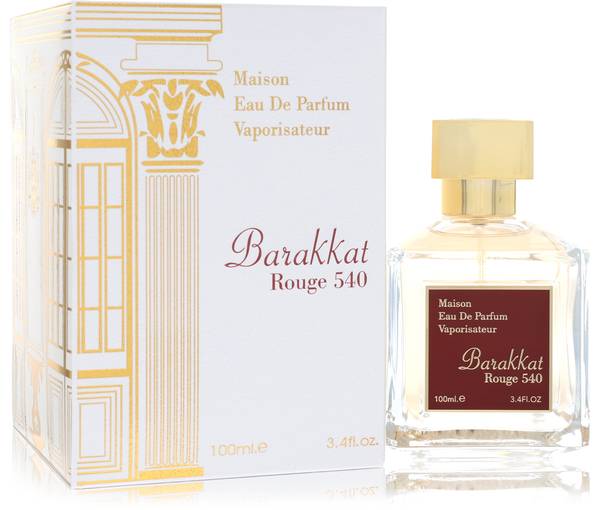 Barakkat Rouge 540 by Fragrance World bottle — luxury amber floral unisex perfume with bergamot, blackcurrant, rose, amber, vanilla, musk, and cedarwood notes.