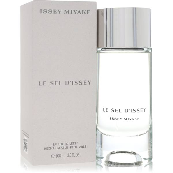 Issey Miyake Le Sel d’Issey Eau de Toilette bottle - French men's woody aquatic fragrance with sea salt, ginger, laminaria seaweed, vetiver, upcycled cedarwood, and oakmoss
