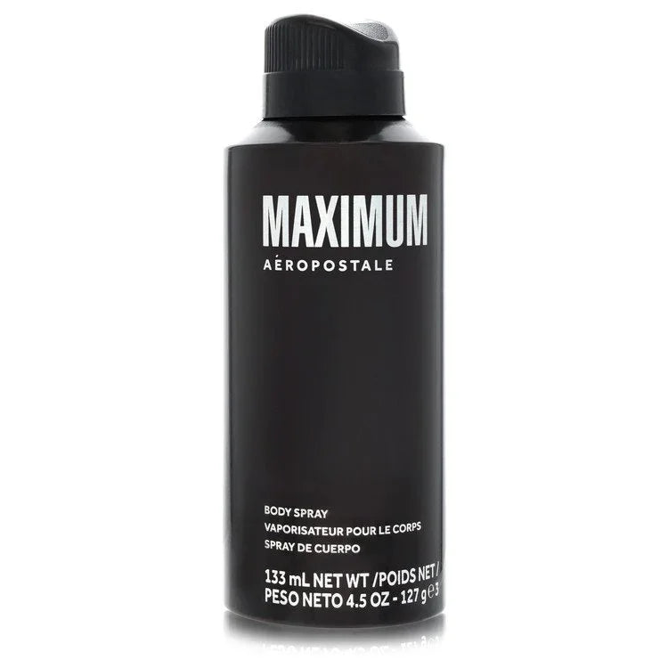 Aeropostale Maximum Cologne bottle — earthy aquatic men's fragrance with bergamot, seawater freshness, lavender, cedarwood, herbs, vetiver, amber, and musk