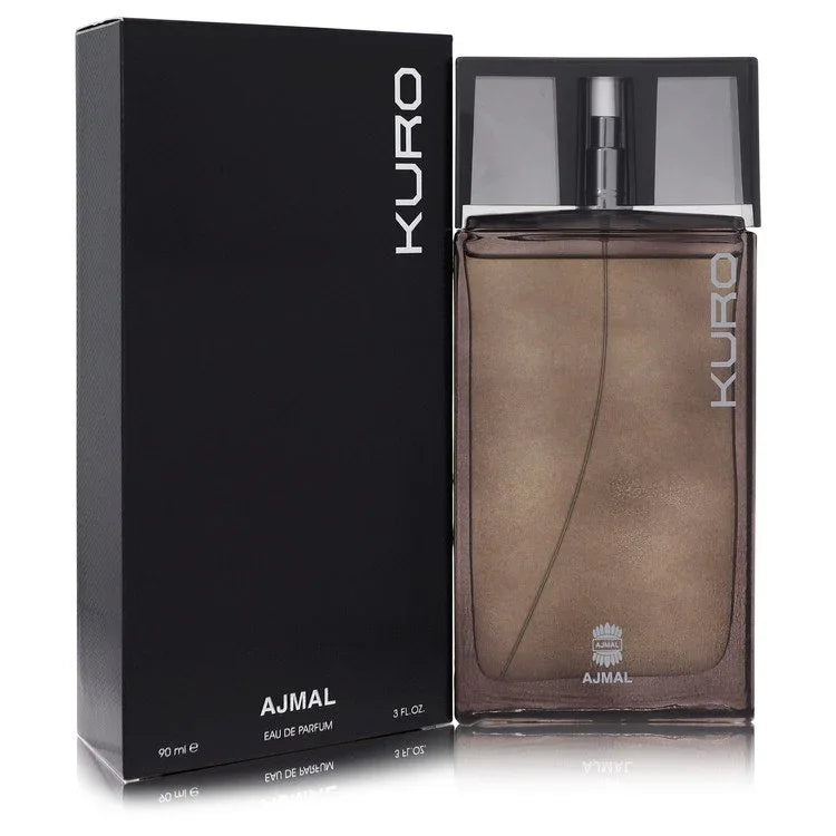 AJMAL KURO perfume bottle and packaging on a white background