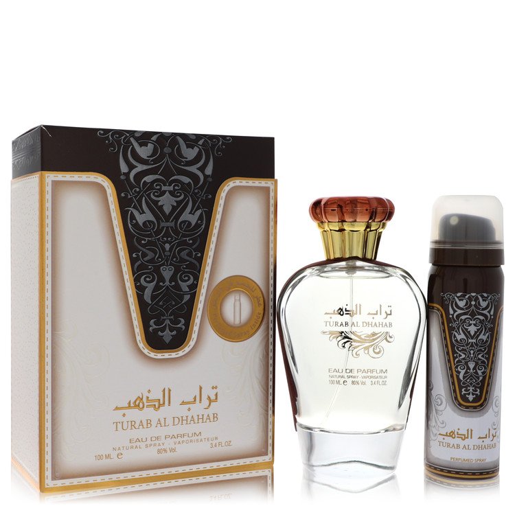 Ard Al Zaafaran Turab Al Dhahab Eau de Parfum bottle — luxury oriental floral fruity gourmand unisex fragrance featuring fresh coconut, lime, and sugarcane notes