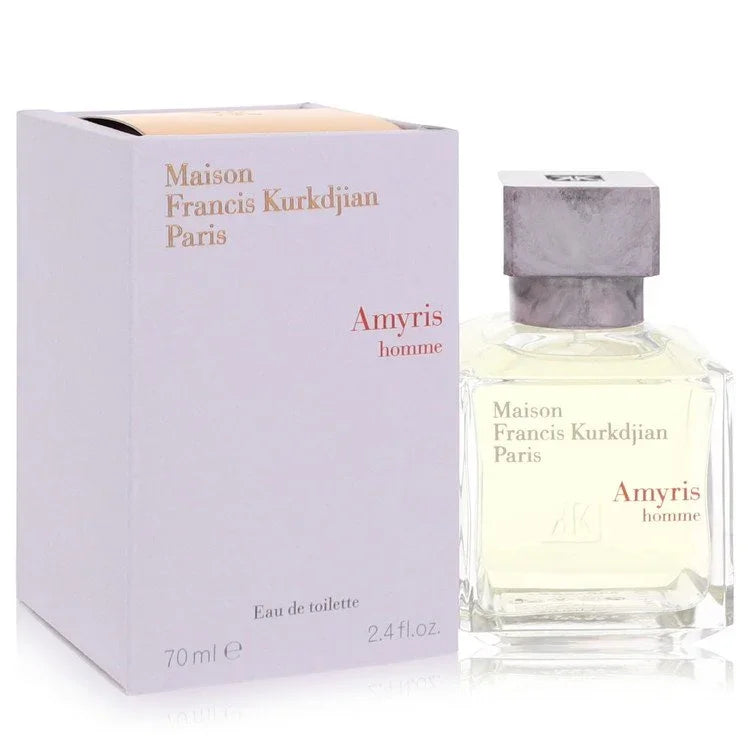 Maison Francis Kurkdjian Amyris homme perfume bottle and packaging on a white background