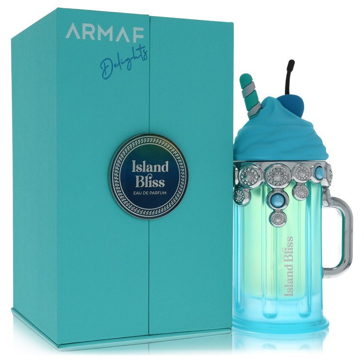 Armaf Delights Island Bliss bottle - tropical fruity floral perfume with berries, coconut, vanilla and musk