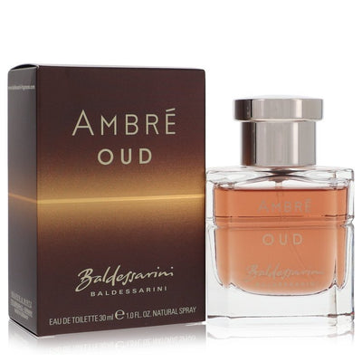 Baldessarini Ambre Oud Cologne bottle by Hugo Boss — oriental woody fragrance with bergamot, pink pepper, oud, rose, amber, sandalwood and musk