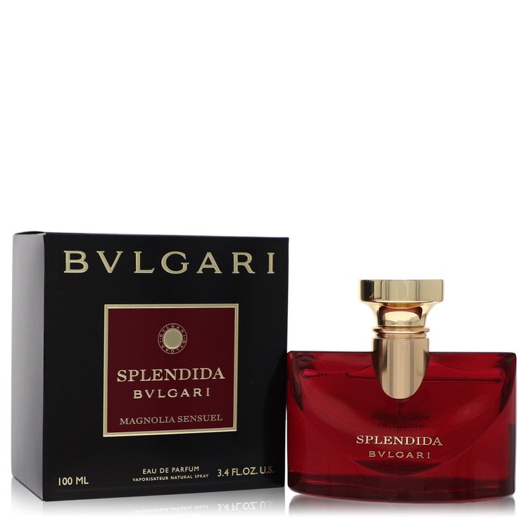 Bulgari Splendida perfume bottle and packaging on a white background