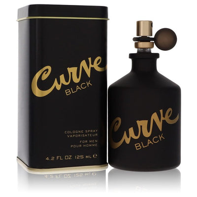 Liz Claiborne Curve Black Cologne bottle with bergamot, violet leaf, lavender, leather, sandalwood, teak wood and tonka bean
