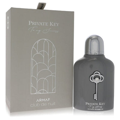 Armaf Private Key To My Success Eau de Parfum bottle with ginger, bergamot, red chili pepper, lavender and vetiver