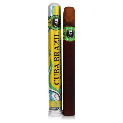 Cuba Brazil product with colorful packaging on a white background
