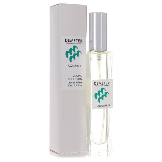 Demeter Aquarius perfume bottle and packaging on a white background