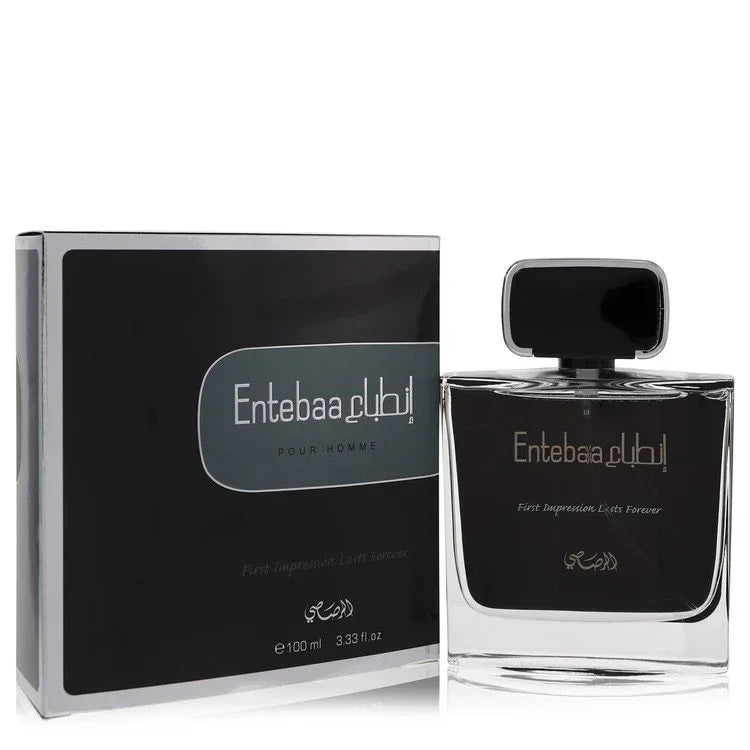 Entebbae Dubai perfume bottle and packaging on a white background