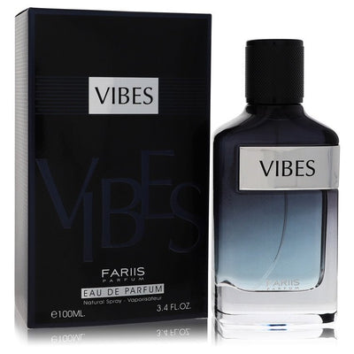 Fariis Vibes cologne bottle for men — Fresh citrus aromatic woody fragrance with bergamot, lavender, and cedarwood notes