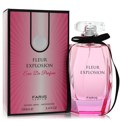 Fariis Fleur Explosion perfume bottle for women — Opulent floral fruity fragrance with grapefruit, passion fruit, peony, and sandalwood notes