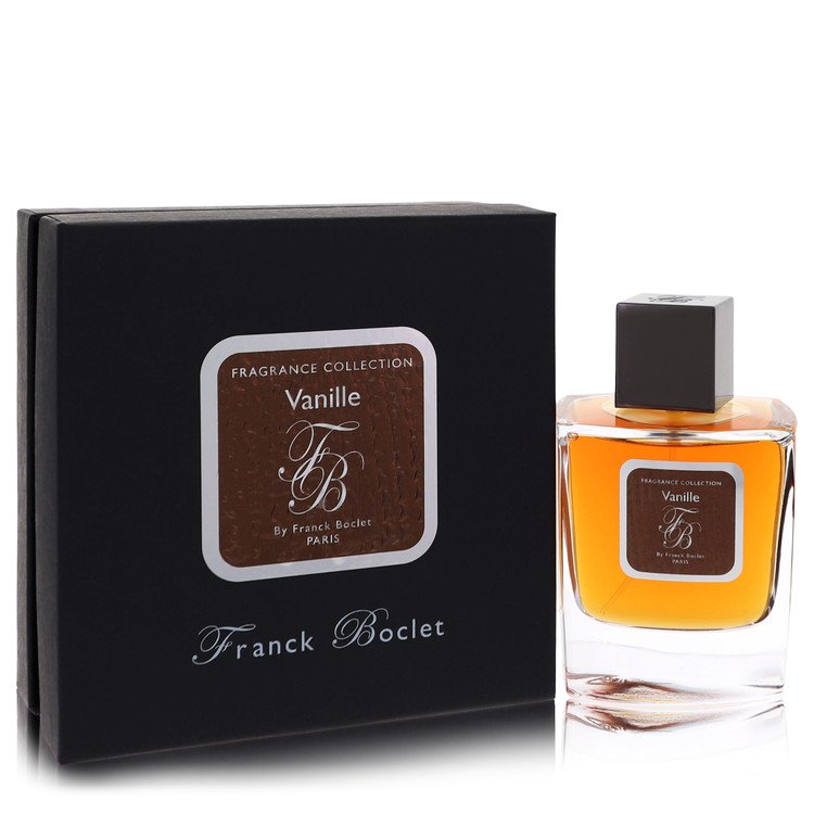 Franck Boclet Vanille Cologne bottle — warm oriental spicy fragrance with lime, grapefruit, ginger, cardamom, vanilla, and cedar.