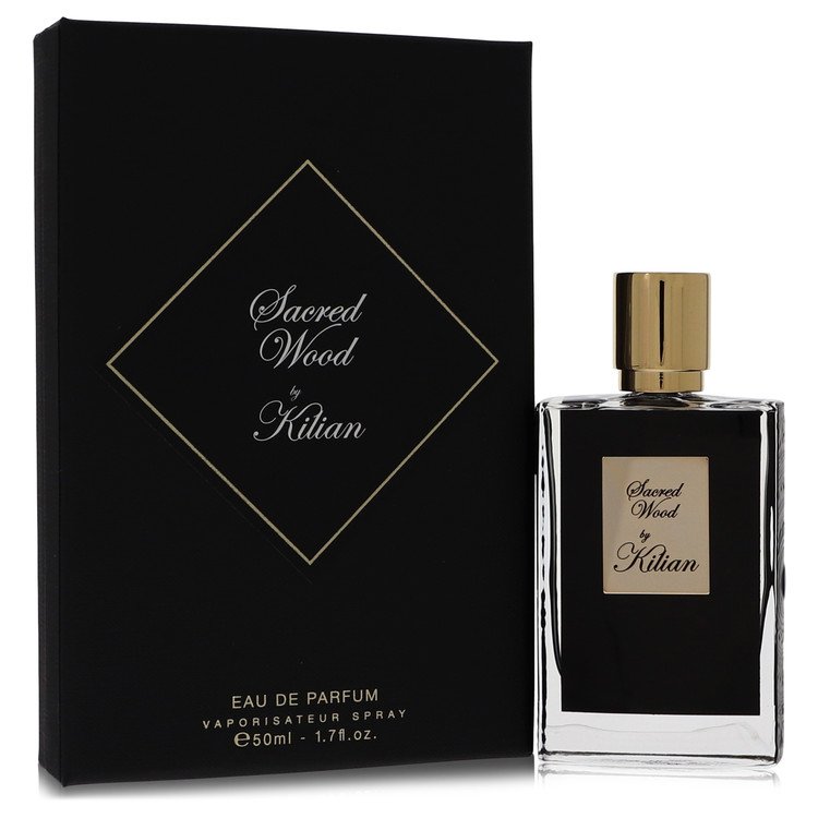 Kilian Sacred Wood Perfume elegant bottle, a luxurious woody and oriental fragrance.