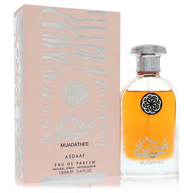 Lattafa Asdaaf Muadathee perfume bottle oriental woody fragrance