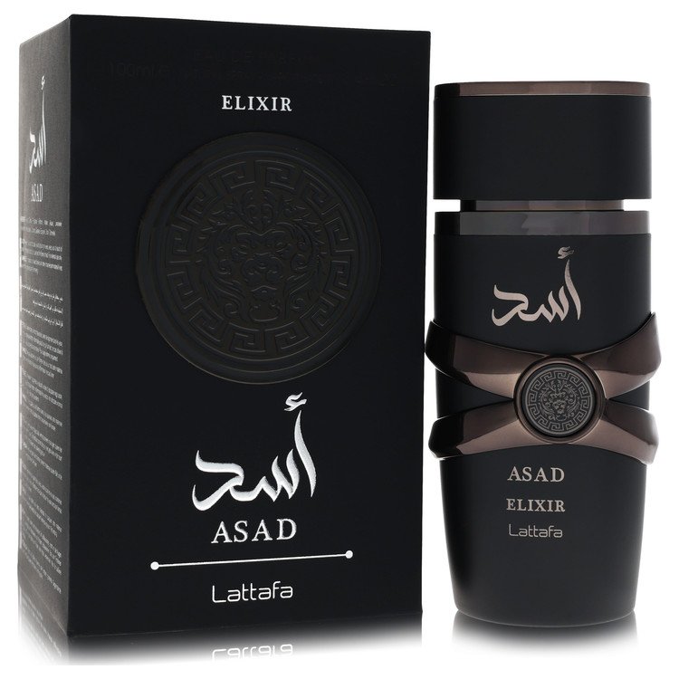 Lattafa Asad Elixir Eau de Parfum cologne for men in original sealed Lattafa packaging