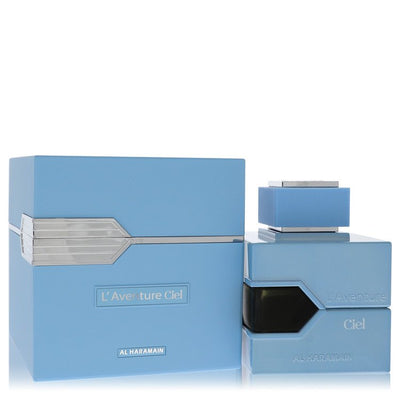 Al Haramain L'Aventure Ciel bottle - unisex woody-green fragrance with bergamot, jasmine tea, lavender and sandalwood
