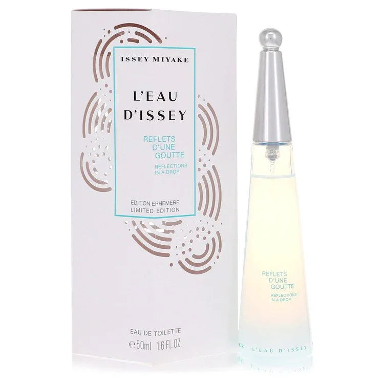 Issey Miyake L'Eau D'Issey perfume bottle and packaging on a white background