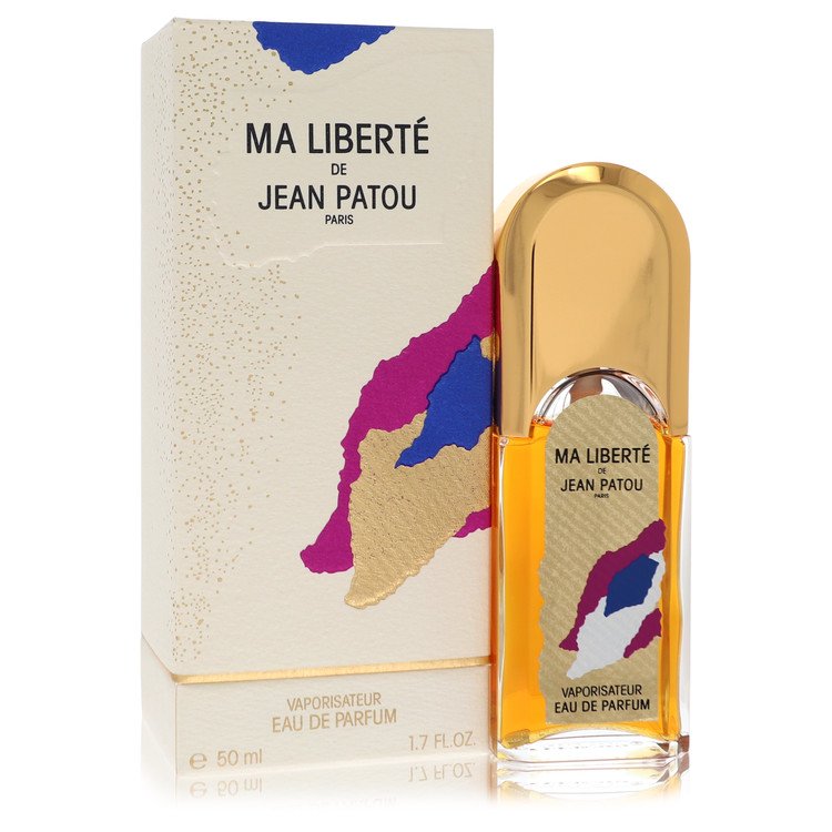 Jean Patou Ma Liberte perfume bottle and packaging on a white background