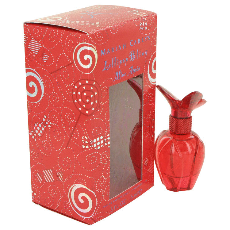 Mariah Carey Lollipop Bling Mine Again Eau de Parfum bottle - Women's fruity floral gourmand fragrance with red currants, blood orange, heliotrope, magnolia, chocolate, and vanilla bean