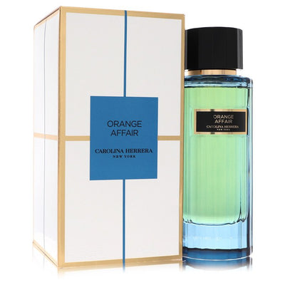 Orange Affair perfume bottle for women by Carolina Herrera — Floral citrus fragrance with bergamot, orange, neroli, orange blossom, tuberose, jasmine, musk, sandalwood, and amber notes
