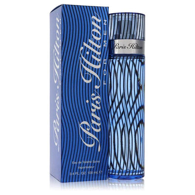 Paris Hilton perfume bottle and packaging on a white background