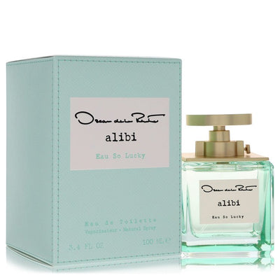 Oscar Alibi Eau So Lucky perfume bottle for women by Oscar De La Renta — Floral citrus fragrance with citrus, gooseberry, mandarin, rose, lily of the valley, jasmine, musk, sandalwood, and amber notes