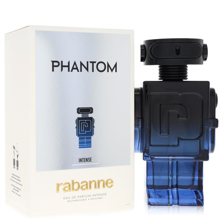 Rabanne Phantom perfume bottle and packaging on a white background