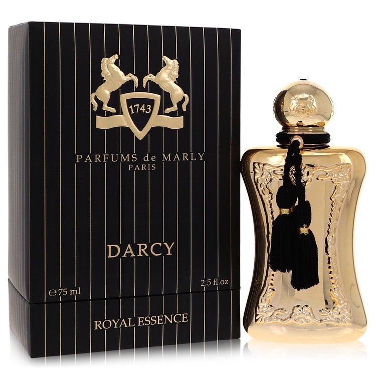 Parfums de Marly Darcy perfume bottle and packaging on a white background