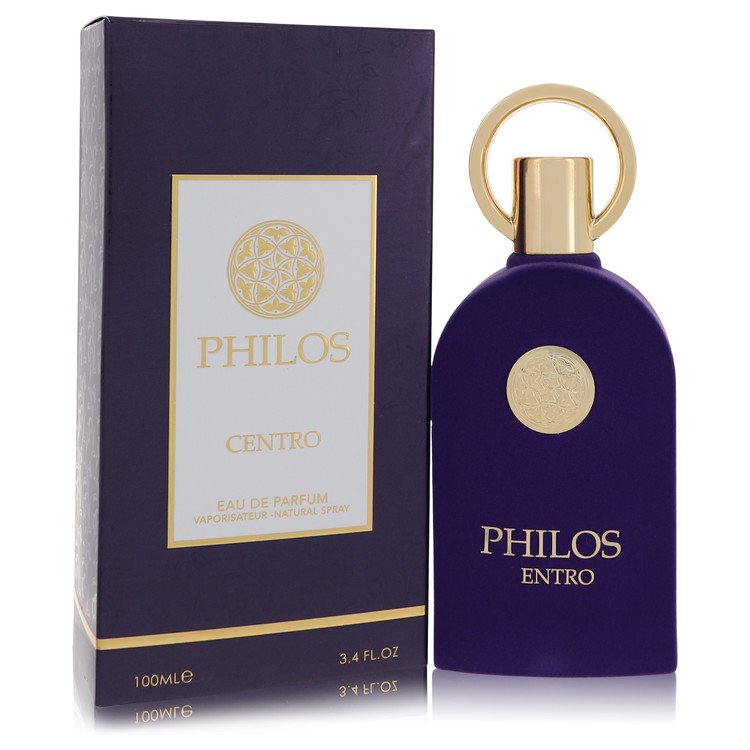 Philos Centro perfume bottle and packaging on a white background