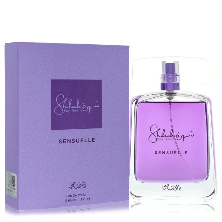 Shiseido Sensuelle perfume bottle and packaging on a white background